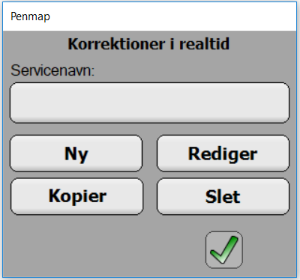 Trimble Penmap Korrektioner i realtid